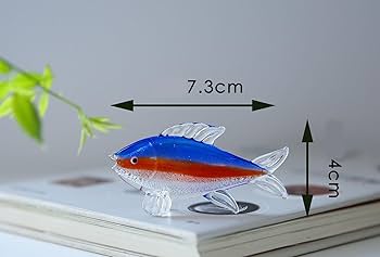 Amazon.co.jp: 熱帯魚 置物 オブジェ ガラス クリスタルホーム